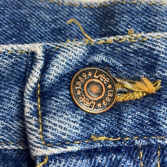 90s Vintage Lee riders Straight Leg Jeans 31” waist made in the USA - Picture 4 of 10